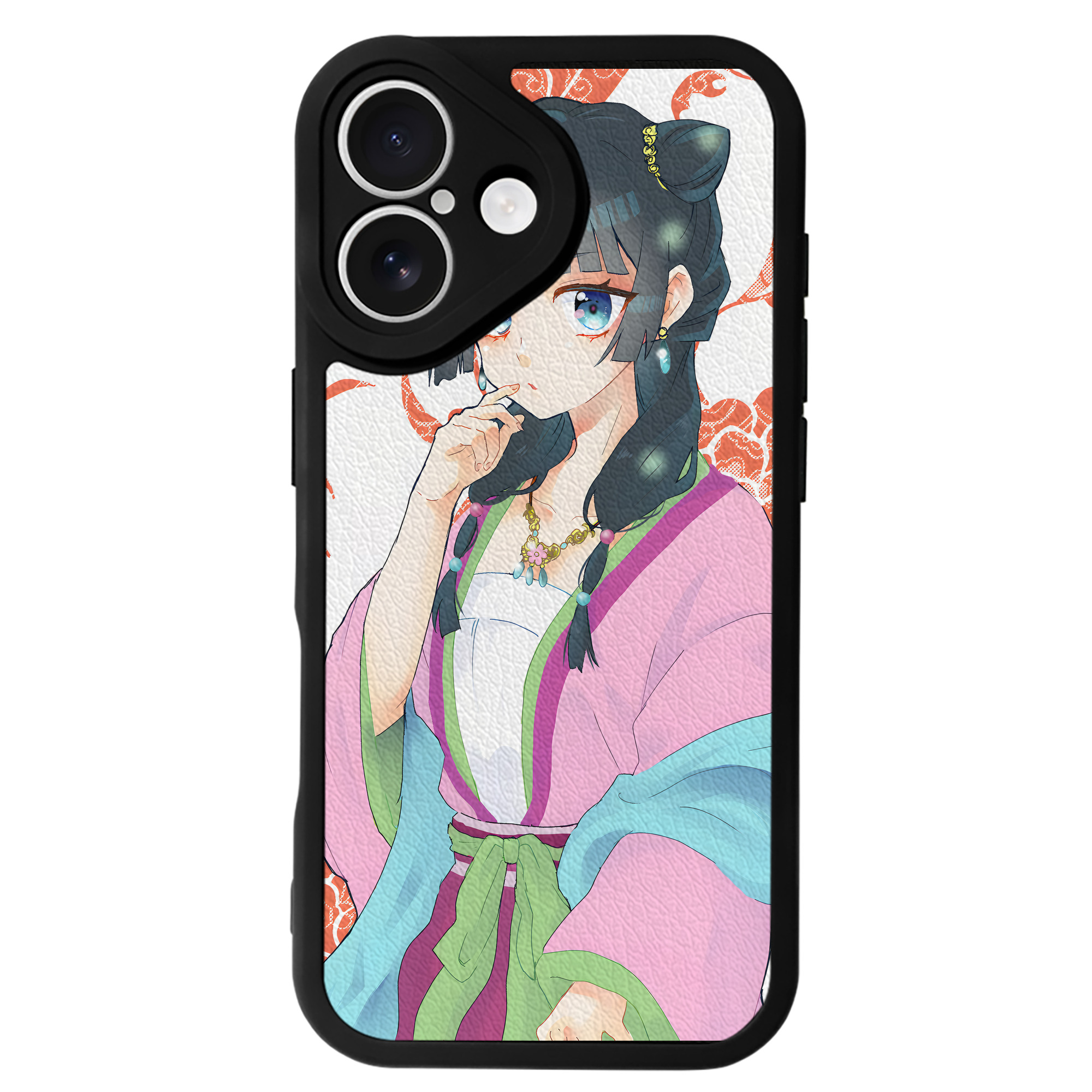 （画像用） 薬屋のひとりごと The Apothecary Diaries 【iPhone 16シリーズ対応】シリコンスマホケース（レザー調） 材質：シリコン